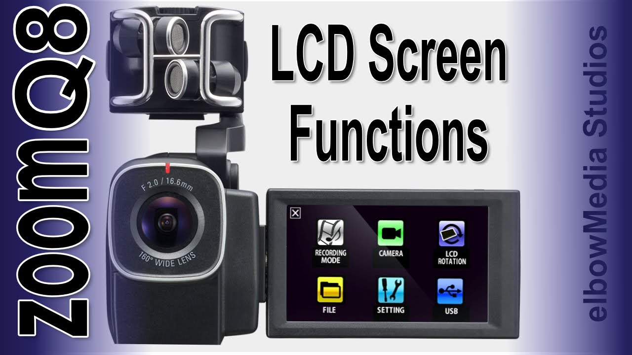 Zoom Q8 LCD Screen Functions | Talking Tech with Mark Lamont