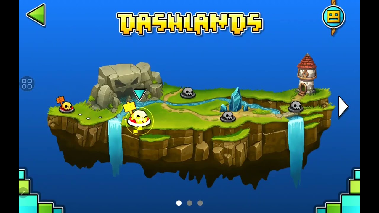 I played geometry dash world