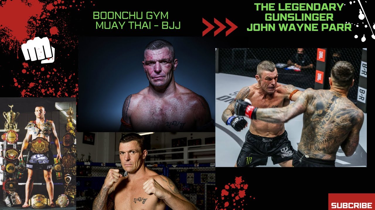 John Wayne Parr's Legendary Gym Boonchu Muay Thai (wish I didn't put the belly pad on)