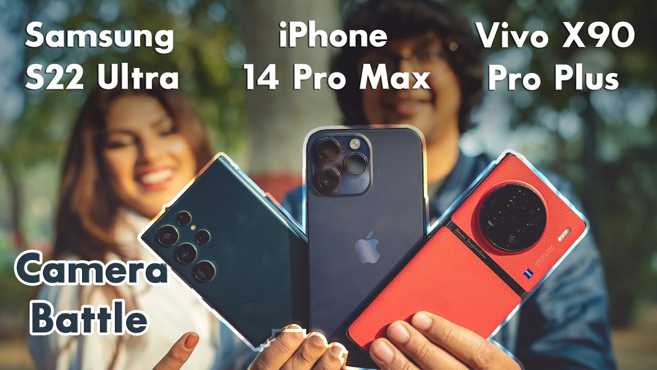 Vivo X90 Pro+ Vs iPhone 14 Pro Max vs Samsung S22 Ultra Camera comparison 😻