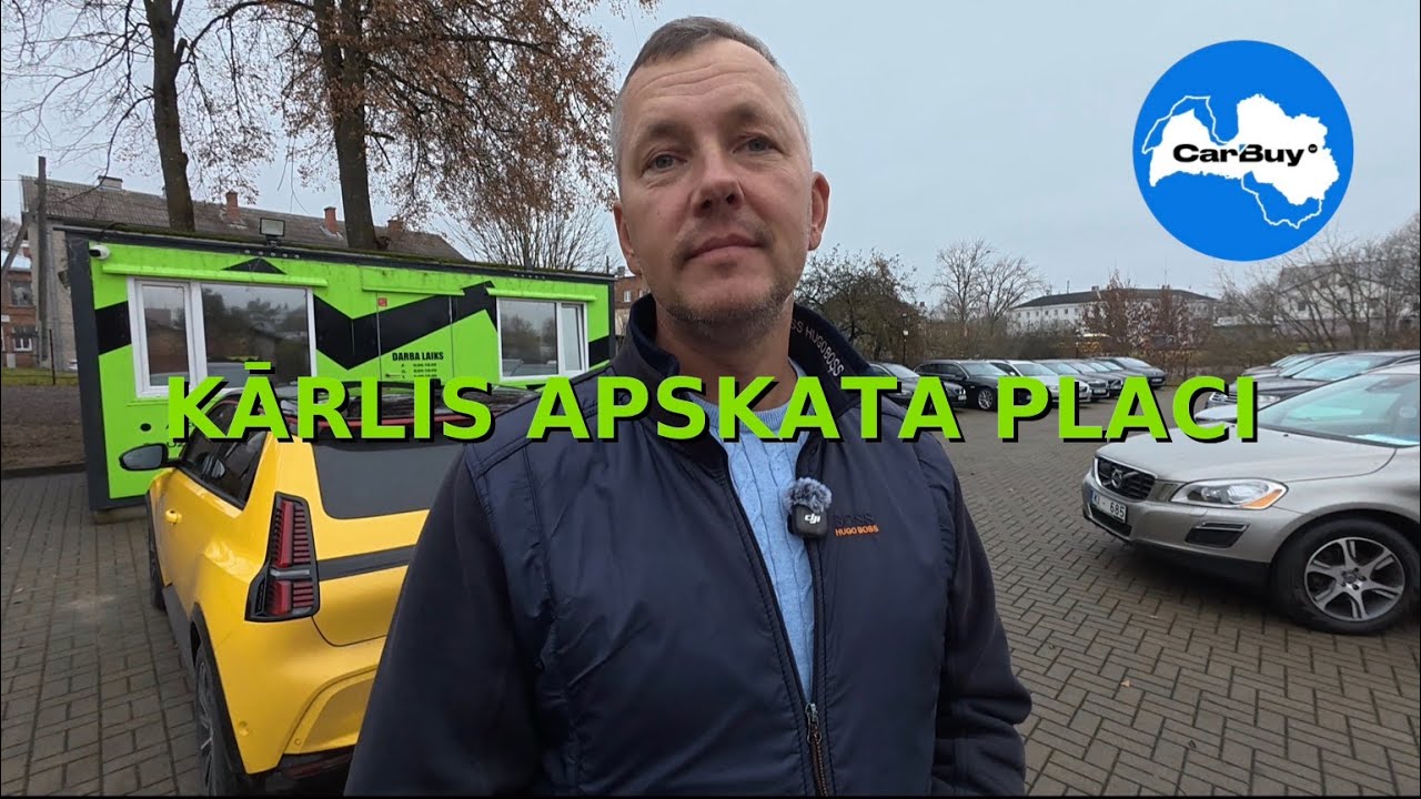 KĀRLIS APSKATA RĒZEKNES AUTO PLAČA PRECI 