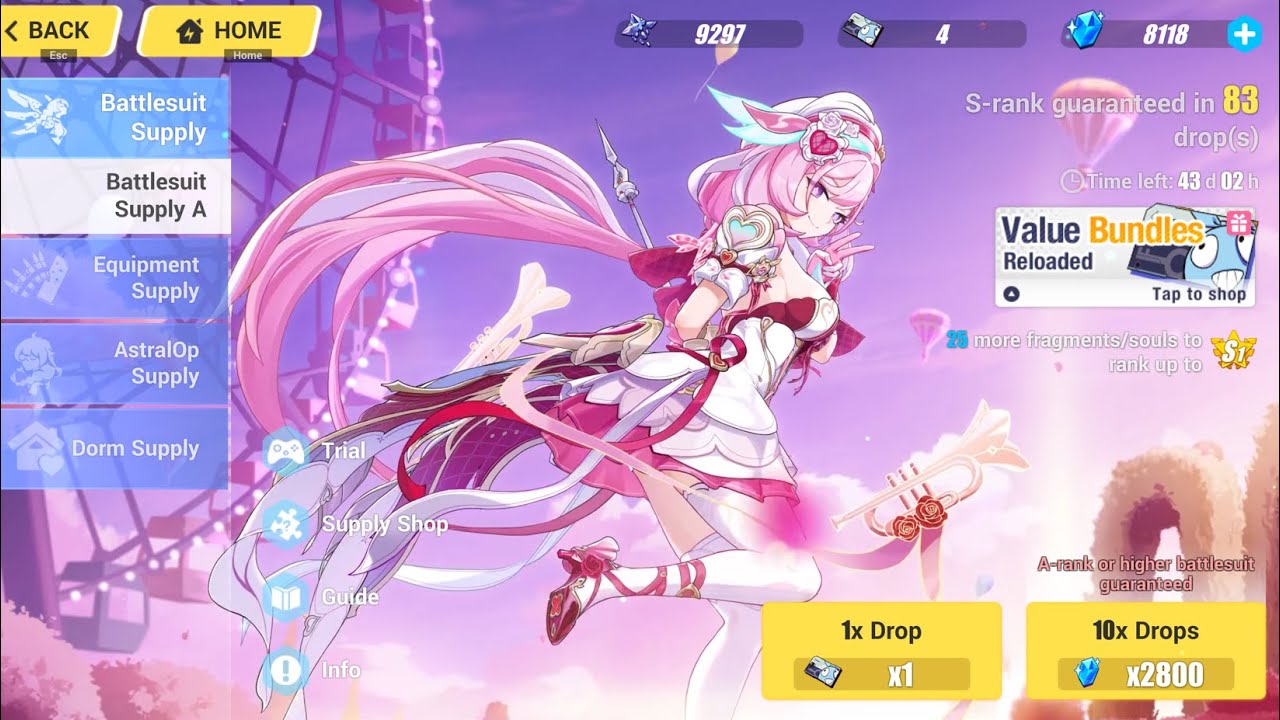 Elysia Elf and Seele weapon 🔥 gacha 8.5 - Honkai Impact 3