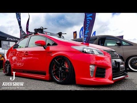(4K)エイムゲイン・30系プリウスハイブリッド・エアロカスタム AIMGAIN TOYOTA 30 PRIUS HIBRID Type-V BODY KIT - スーパーカーニバル2016