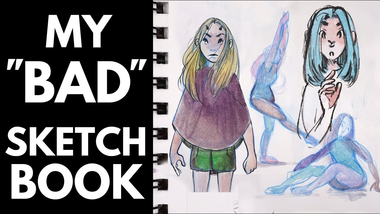 Sketchbook Tour - My ROUGH Sketches!