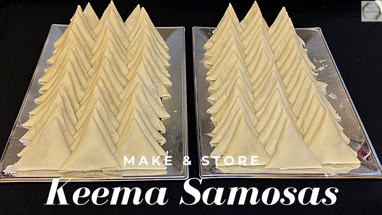 How To Make & Store Keema Samosa | Ramadan Preparations