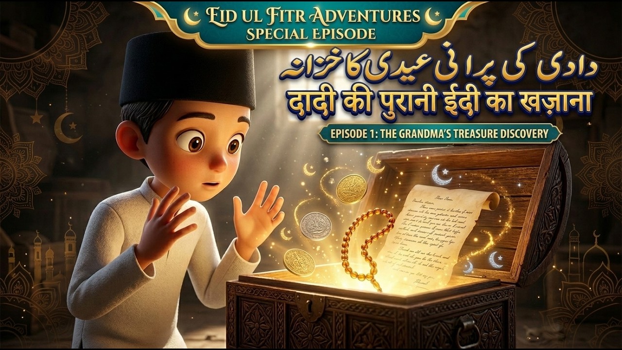 Dadi Ki Purani Eidi 🎁 | Emotional Moral Story for Kids in Urdu/Hindi | KIDZLING