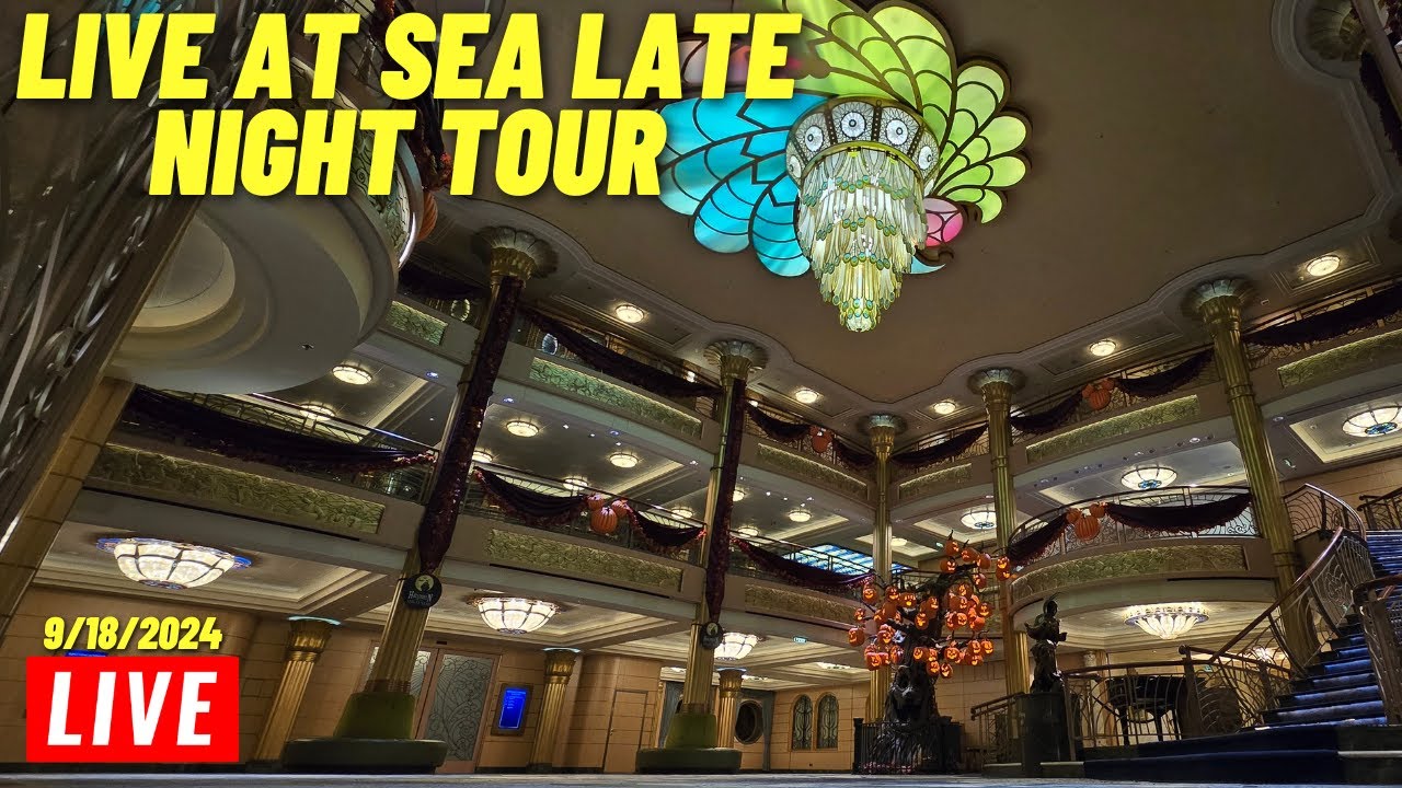 🔴 LIVE: From the Disney Fantasy at Sea on Disney Cruise Line 9/18/2024