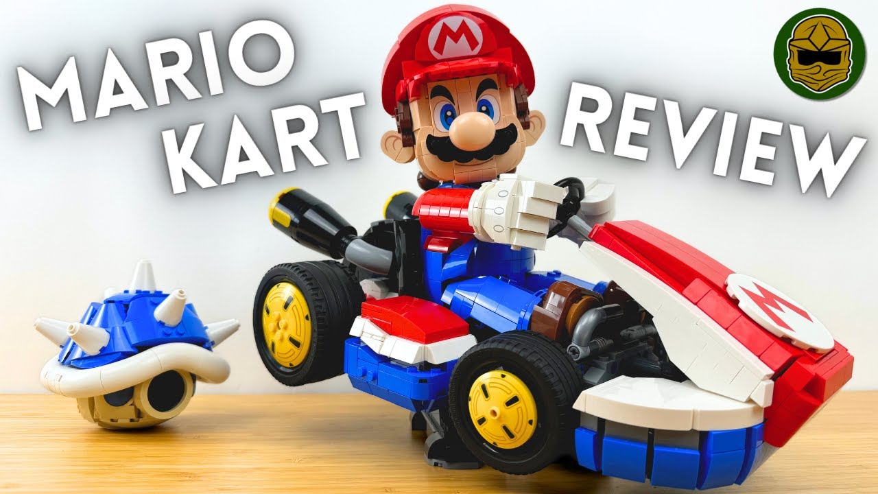 Best Super Mario Set Ever: LEGO® 72037 Mario & Standard Kart + Spiny Shell Review!