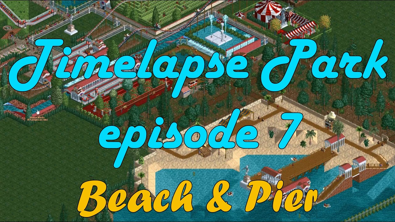 Time Lapse Roller Coaster Tycoon 2 Episode 7 #rollercoastertycoon