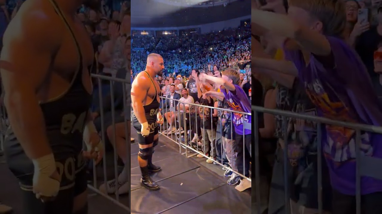 THIS IS A NO YEET ZONE (according to Bron Breakker) 😂 #WWEMelbourne