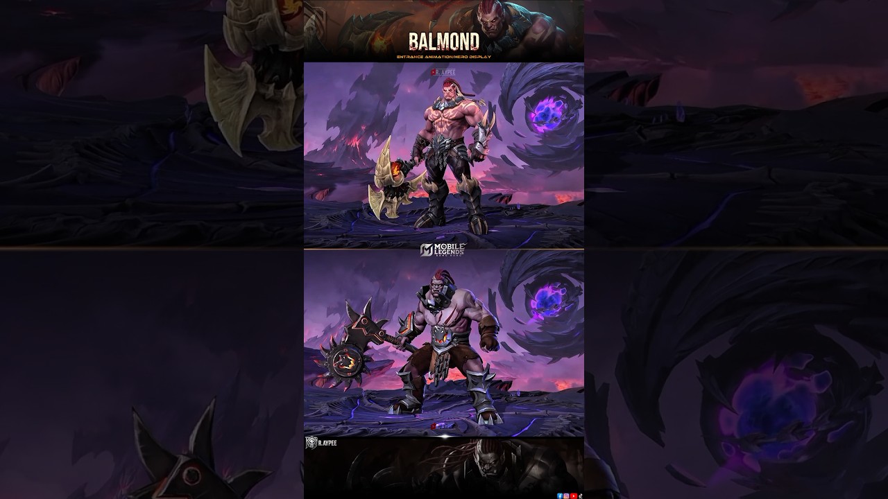🚨Entrance Animation - Balmond Revamped & Old | Comparison #MLBB #MLBBCreator #balmond #shorts