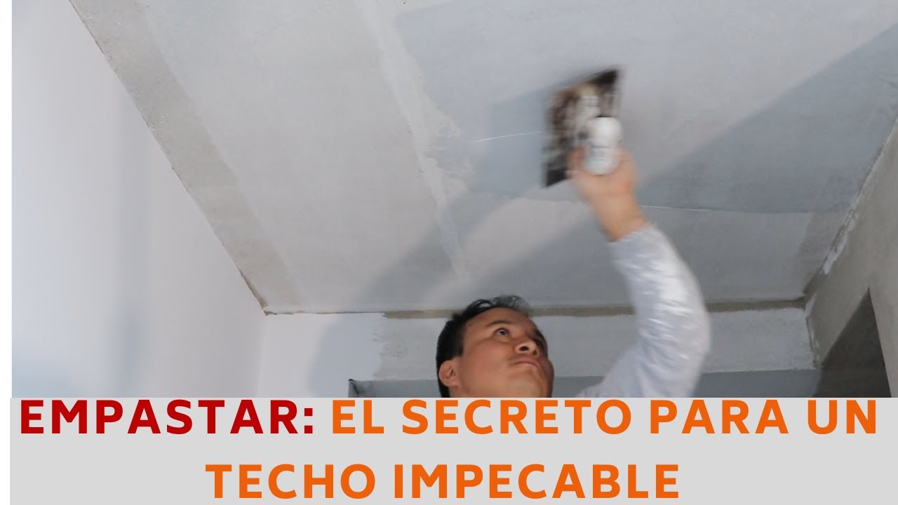 Como empastar un techo pequeño PASO A PASO | Empasta tu techo como un profesional