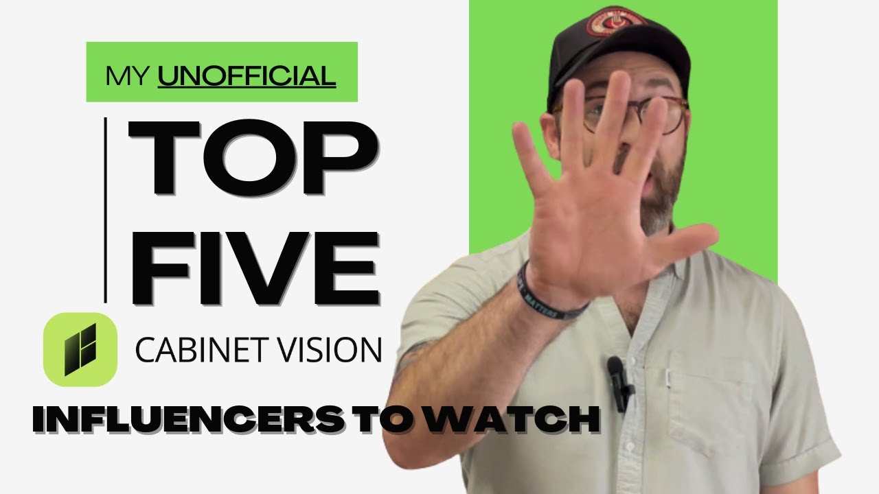 New to Cabinet Vision? These 5 YouTubers will save your life.