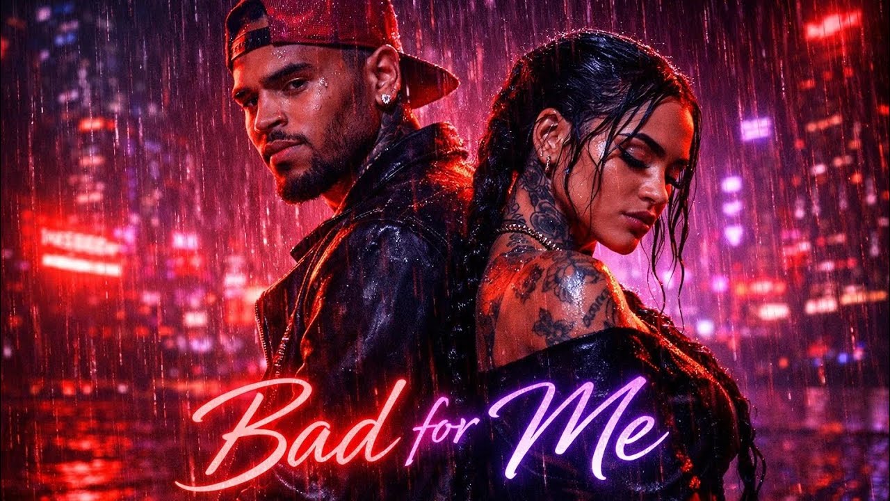 Chris Brown - Bad For Me ft.kehlani (Lyrical music video)