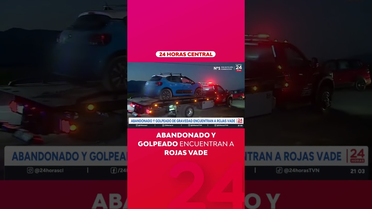 Abandonado y golpeado encuentran a Rodrigo Rojas Vade | 24 Horas TVN Chile