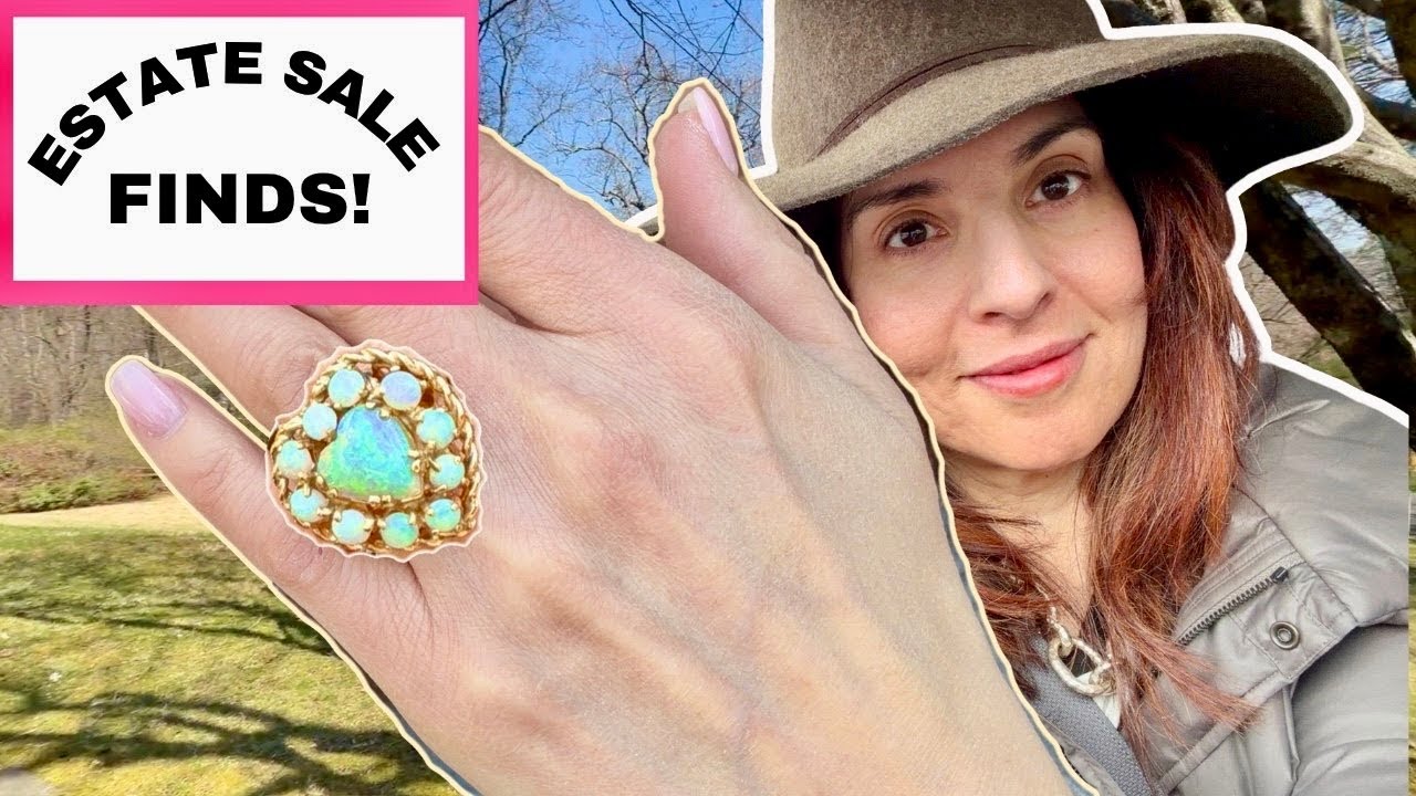 Коллекционное украшение в стиле MCM с опалами и 14-каратным золотом, найденное на распродаже! Кол...