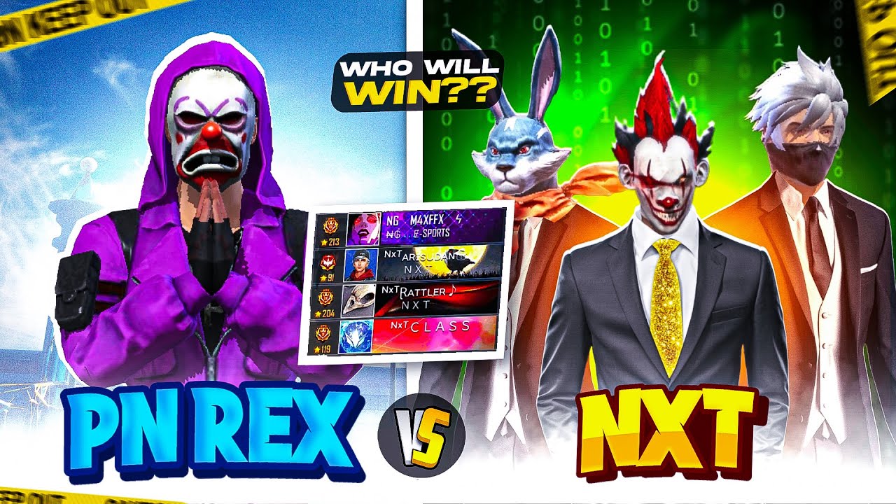 PN REX VS NXT 😲 PRO NATION VS  NEXT LEVEL 🥵 || DON'T SHOW EMOTE 🤬 REVENGE😡 ??