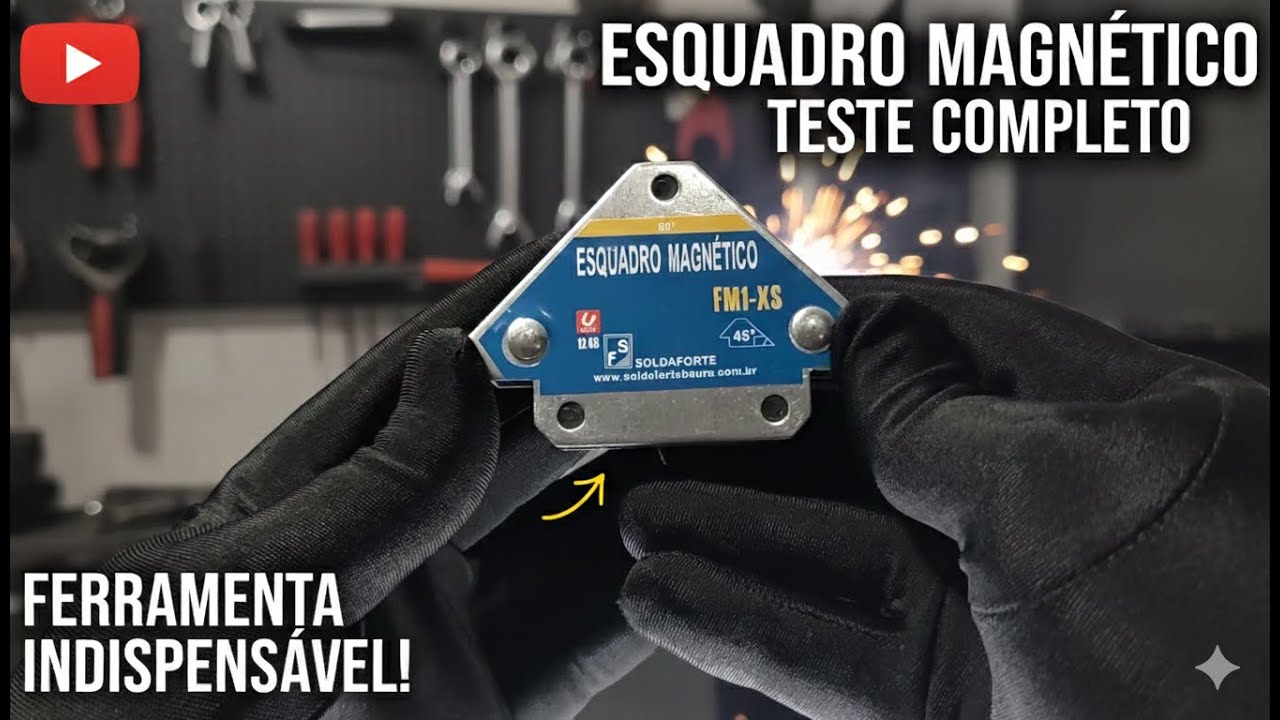 O SEGREDO para uma solda perfeita: Esquadro Magnético!