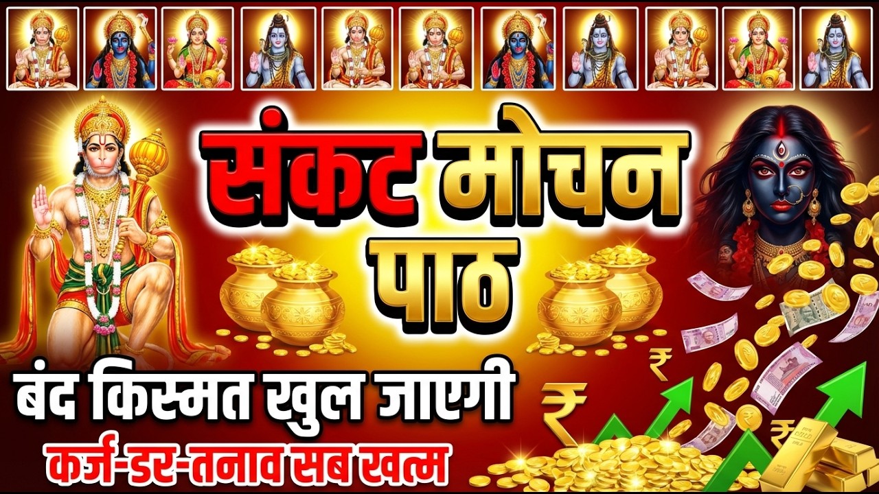 संकट मोचन हनुमान पाठ | Sankat Mochan Mantra for Strength, Protection & Peace #SankatMochan