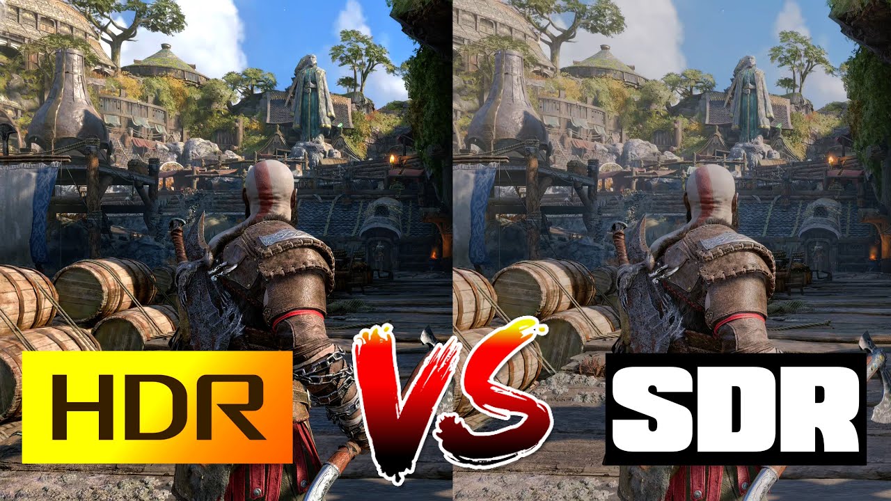 God of War Ragnar&ouml;k PS5 &mdash; HDR против SDR &mdash; HDR необходим в этой игре!