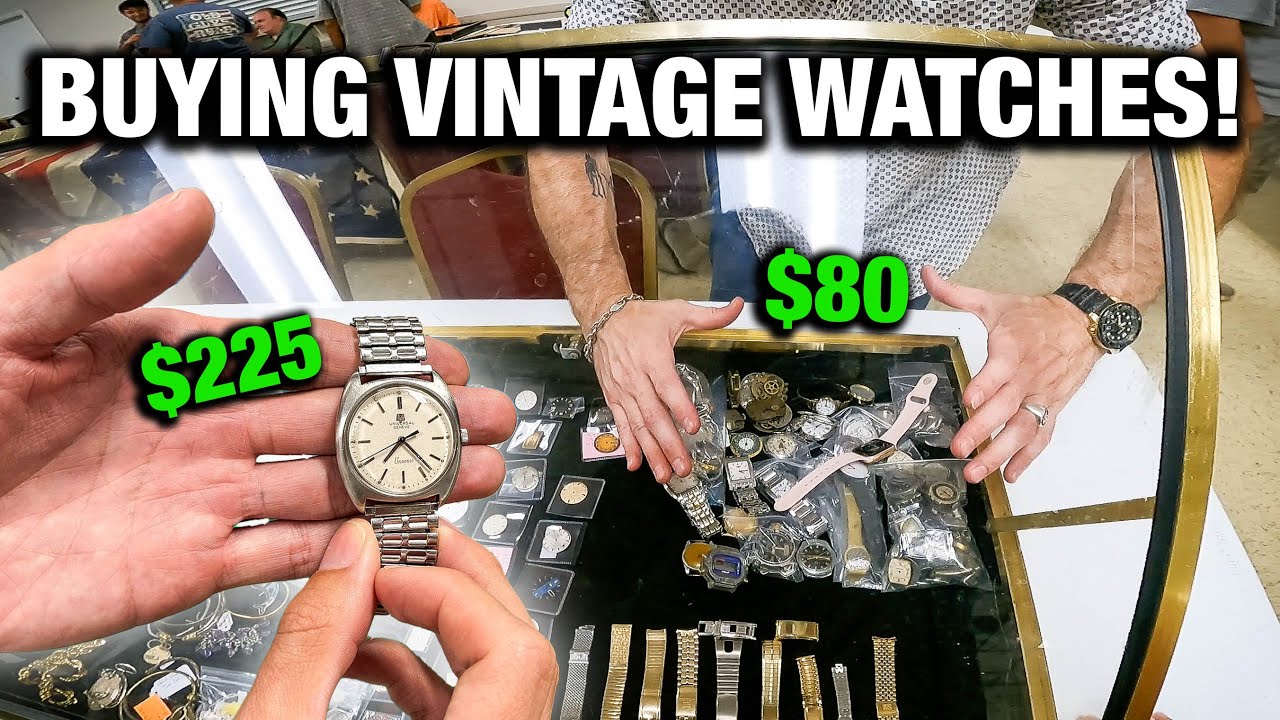 Buying Vintage Watches and a Rare Universal Genève at a Watch Show!