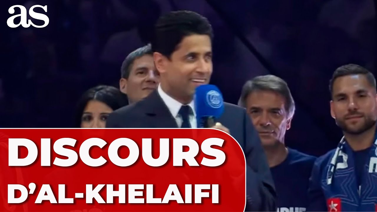 Discours complet d'AL-KHELAIFI lors de la CÉLÉBRATION du CHAMPIONNAT du PSG