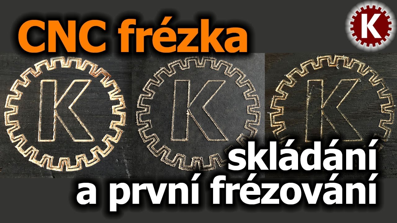 První video s CNC frézkou!!! skládání a první frézování