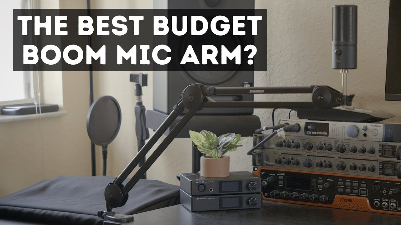 The Best Budget Boom Mic Arm? SAMSON MBA28 Microphone Stand for Podcasting and Streaming
