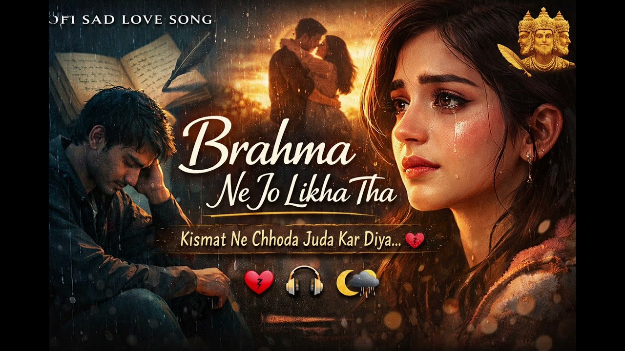 Brahma Ne Jo Likha Tha Sad Love Story Lofi Song | Heart Touching Hindi Song