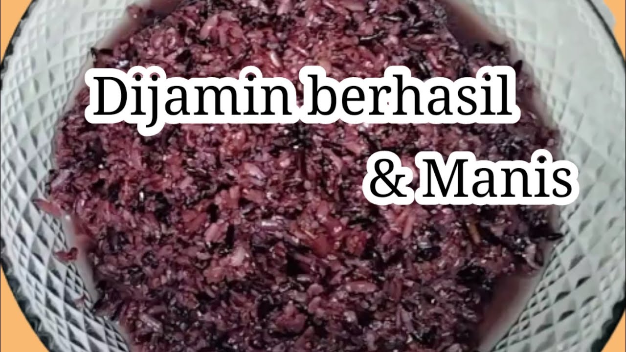 Tape ketan hitam || Cara membuat tape ketan hitam