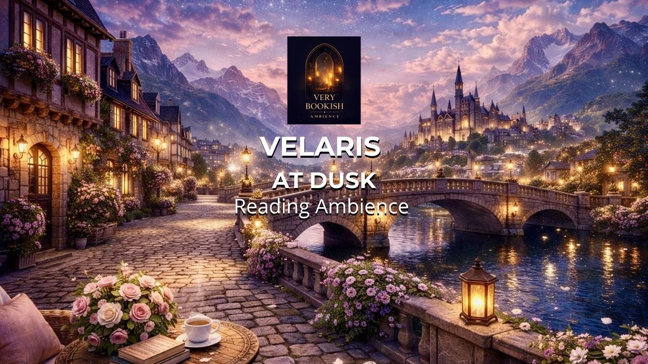 Velaris at Dusk - City of Starlight | ACOTAR Inspired | Cozy Fantasy Ambience  | Read, Relax, Study