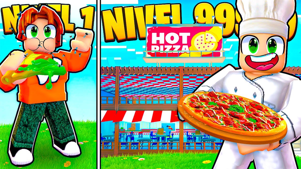 ¡PASÉ de PIZZERIA NOOB a PIZZERIA PRO en ROBLOX!!! 🍕🤤 (Pizza Factory Tycoon)