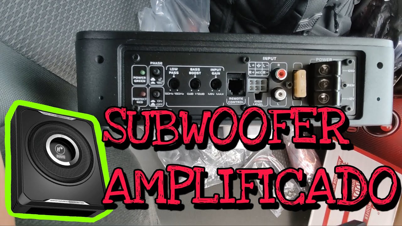 Instalando SUBWOOFER Amplificado 🔈🔉🔊