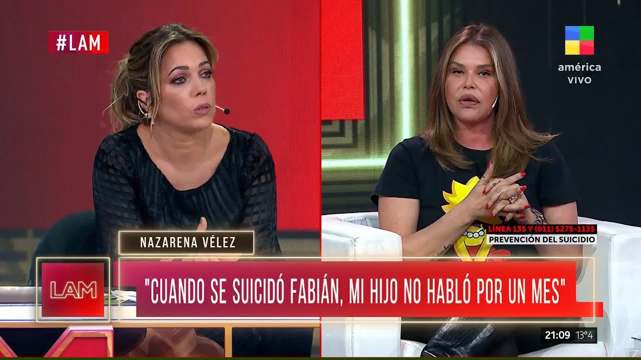 ⚫ El doloroso duelo de Nazarena Vélez de su hermana, su ex marido y su adicción a las anfetaminas