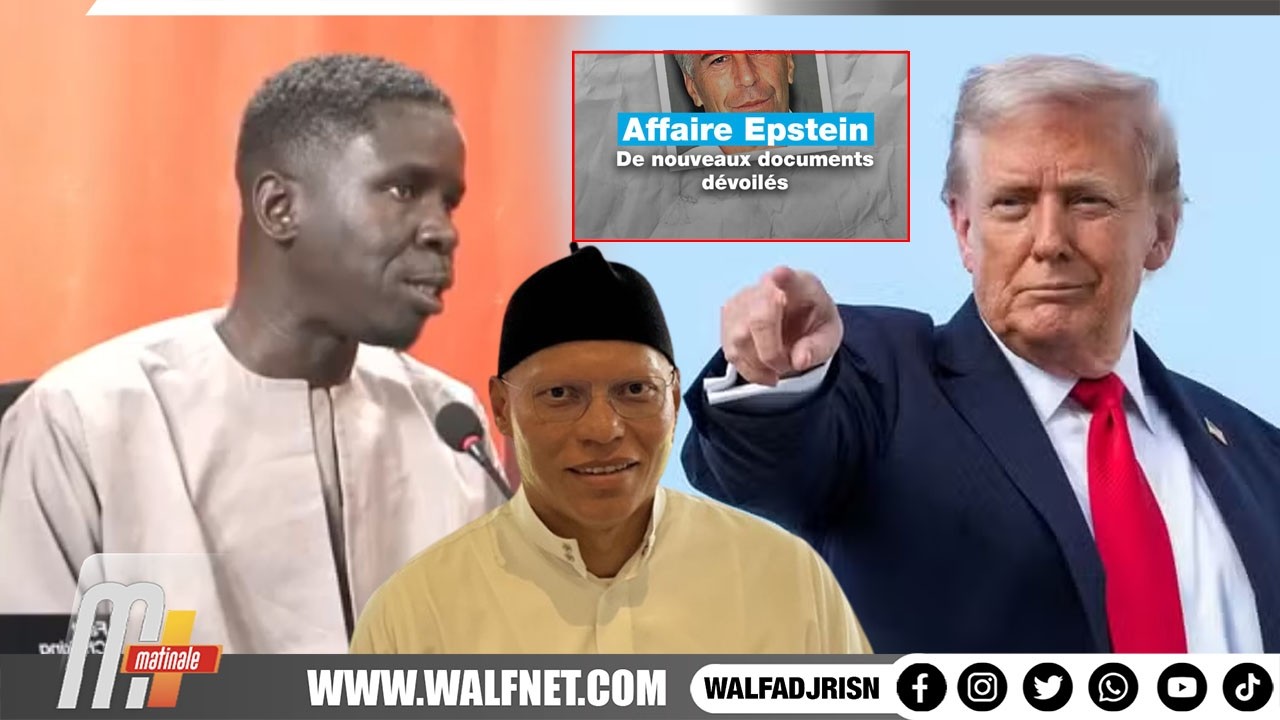Affaire Spstein, sese, implication Trump, influence sur la libération de Karim Wade:révélation Ayoba