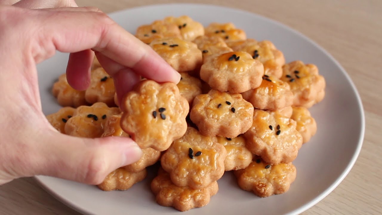 Salted Egg Yolk Cookies | Kue Kering Telur Asin