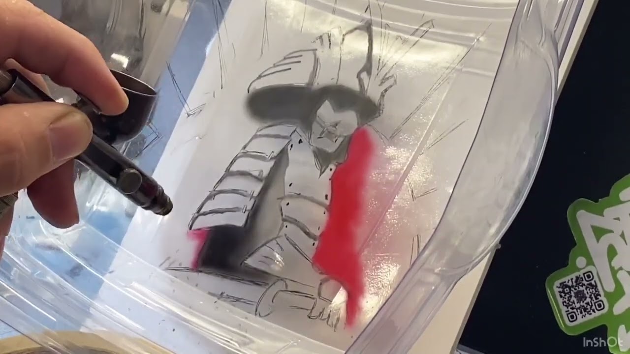 Lets Airbrush- an rc body shell
