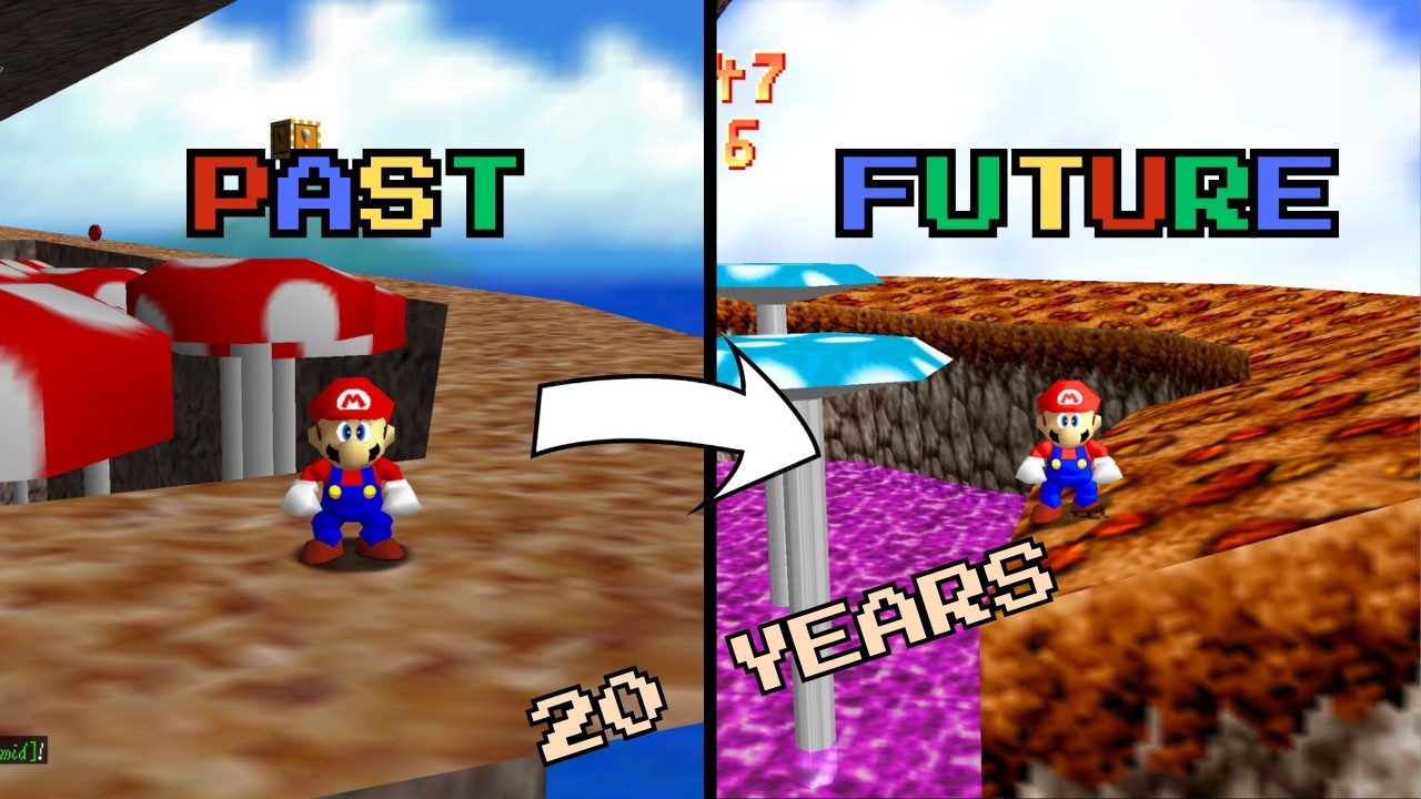 Super Mario 64 But It’s 20 Years in the Future (SM64 Decades Later) - Gameplay [17]
