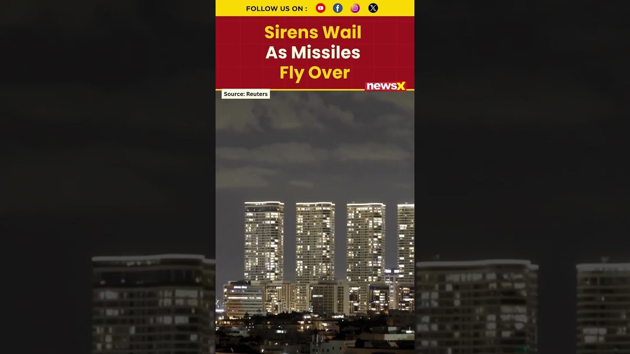 Sirens Sound Across Tel Aviv as Iranian Missiles Are Intercepted by Israeli Air Defenses