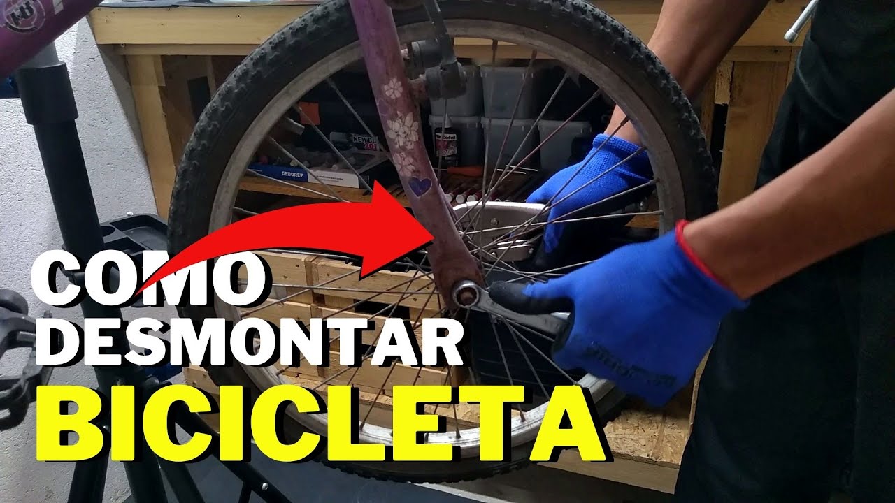 🛠️ Como DESMONTAR  uma BICICLETA | RESTAURAÇÃO de uma BICICLETA Infantil | #1 DESMONTAGEM