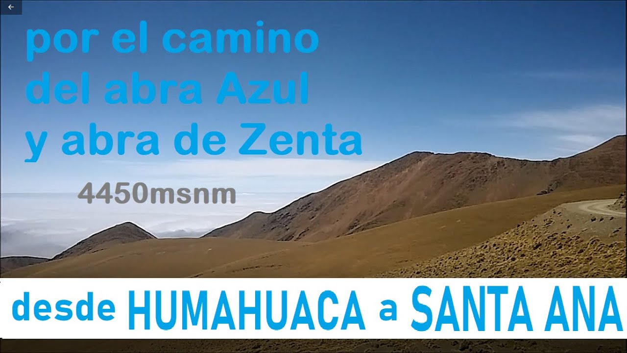 Abra Azul / Hornocal / Abra de Zenta. JUJUY en moto