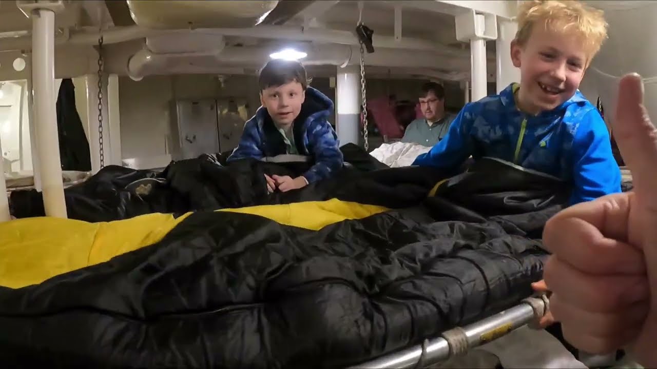 SLEEPING ON THE USS ALABAMA WAS AWESOME!!!