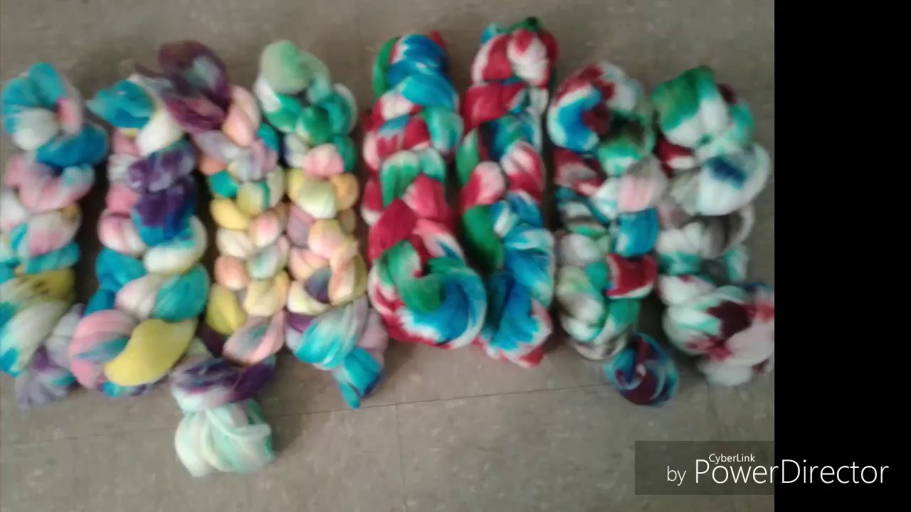 First Combo Spin: fiber to yarn