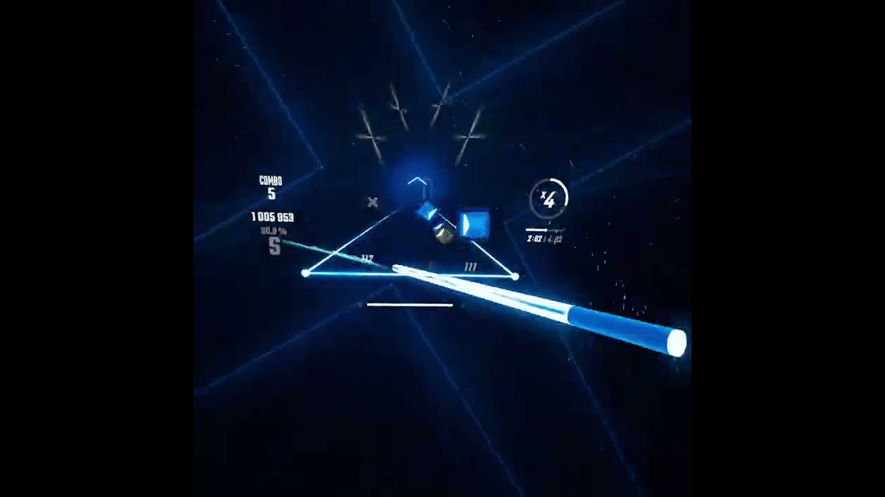 POWER OF THE SABER BLADE!!! Took me way too long to beat this song...