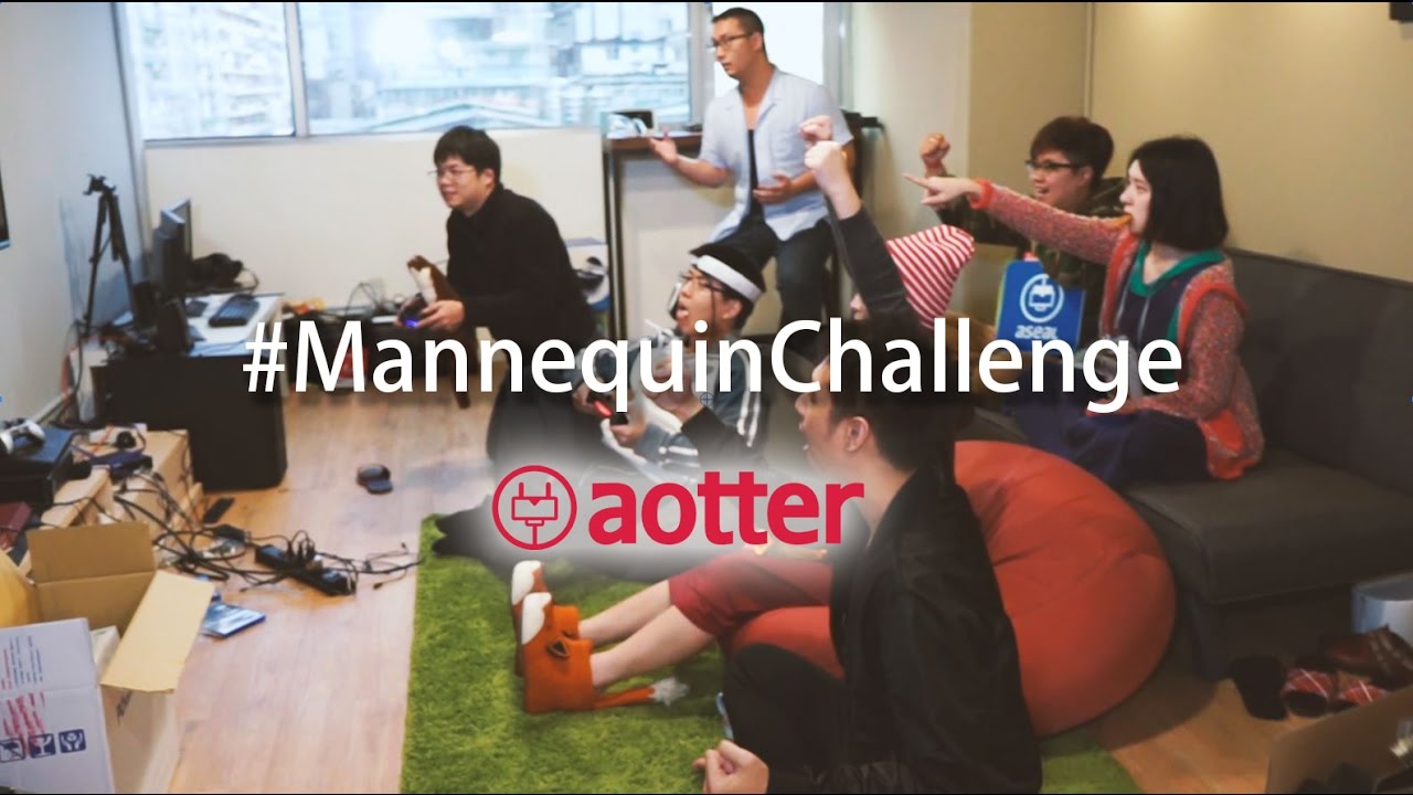 電獺假人大作戰！Mannequin Challenge  of Aotter!