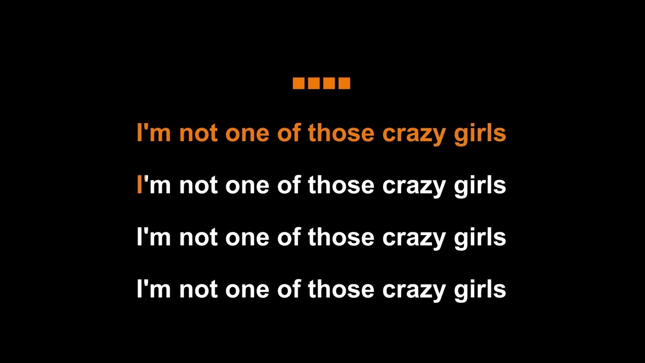 (One of Those) Crazy Girls-Paramore Karaoke