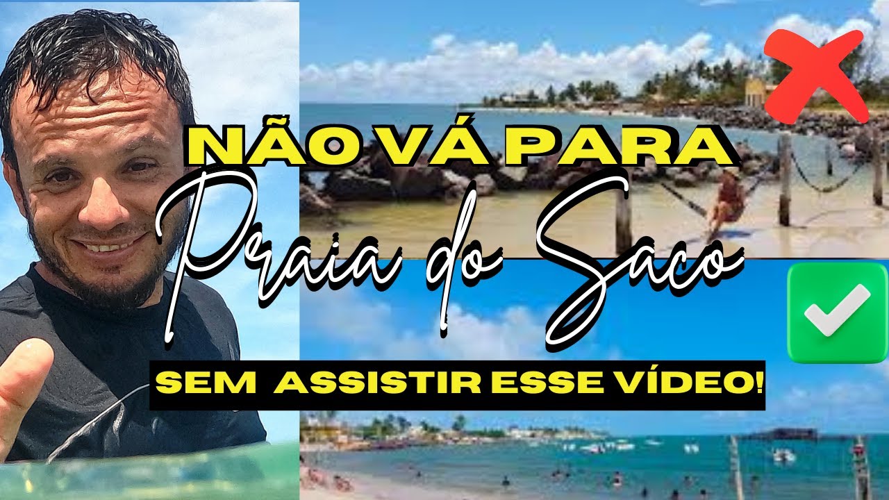 Praia do Saco é LINDA ou FEIA? MOSTRANDO A REAL! ENTENDA!! Próximo a ARACAJU. #praiadosaco