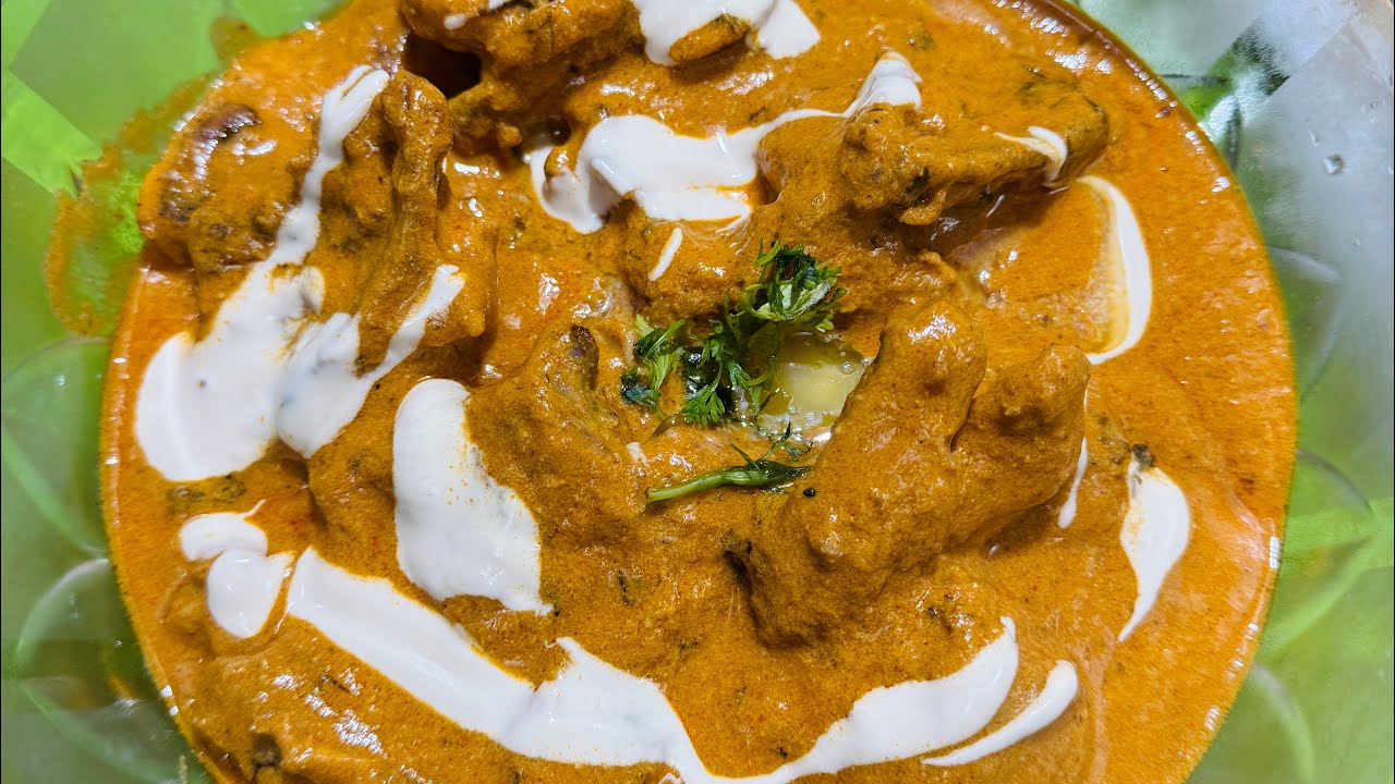 Restaurant style butter chicken at home