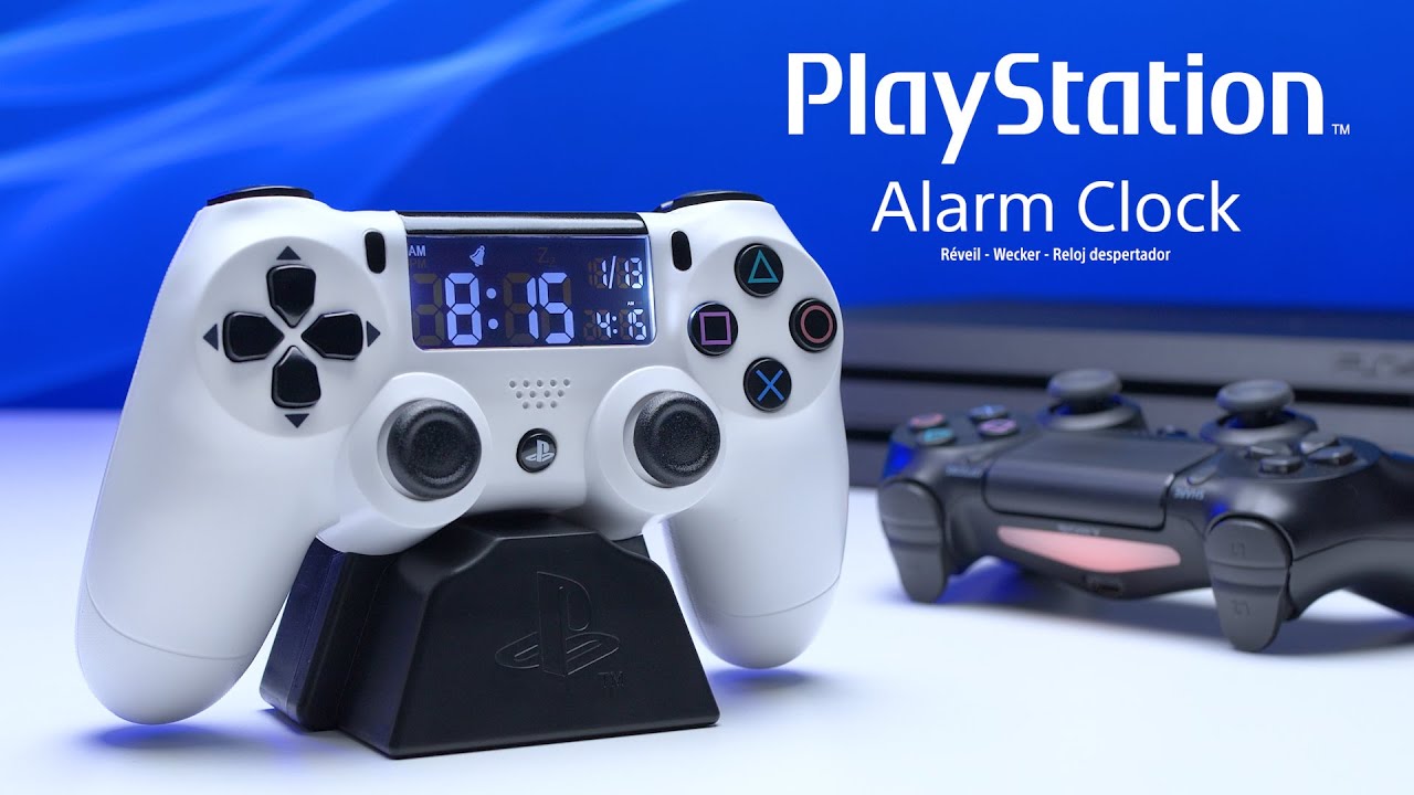 Playstation White Controller Alarm Clock | Paladone