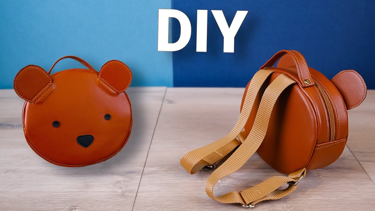 آموزش کوله پشتی خرسی / دوخت کوله پشتی کودک / کوله پشتی تدی / Teddy backpack tutorial